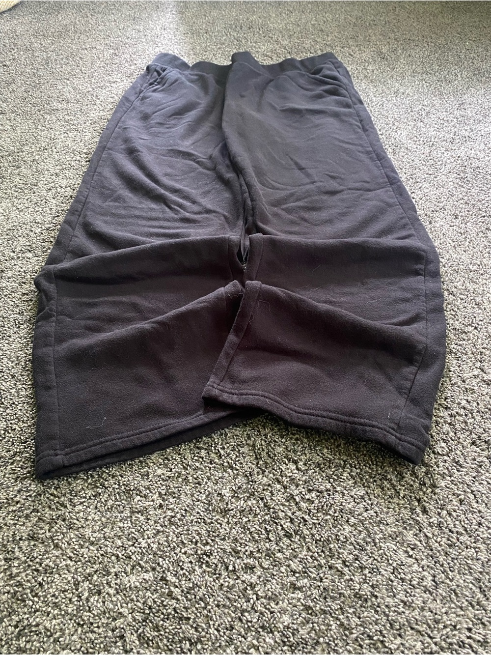 Athletic Works Men's Black Fleece Joggers